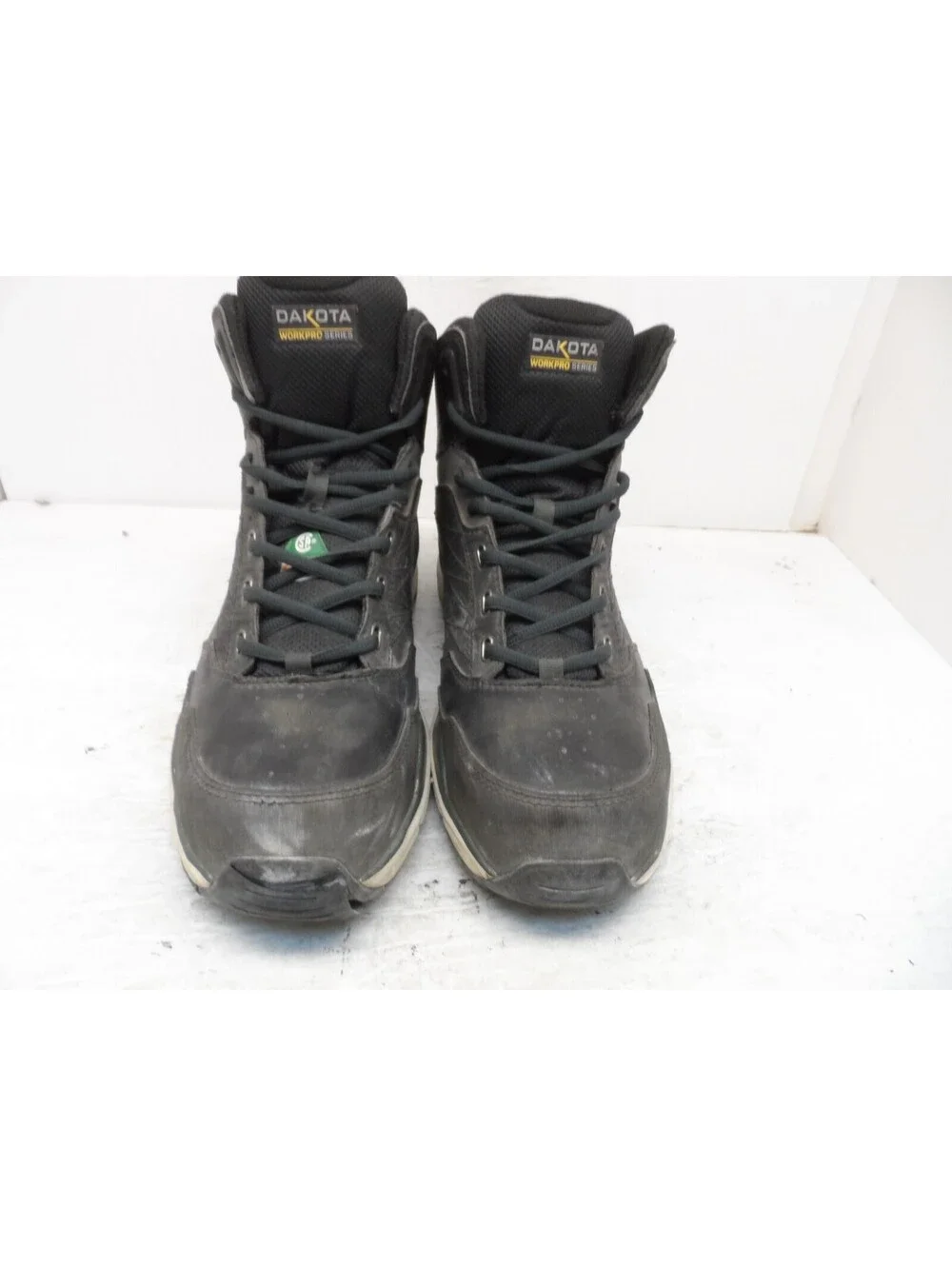 Dakota Men's 3617 Mid-Cut Quad Lite Steel Toe Steel Plate Shoes Black Size 10M